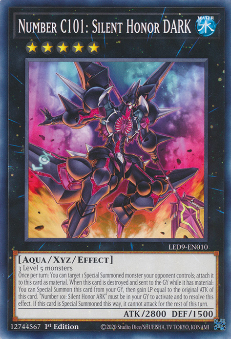 Number C101: Silent Honor DARK, Legendary Duelists: Duels From the Deep · LED9-EN010