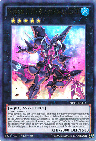 Number C101: Silent Honor DARK, 2014 Mega-Tin Mega Pack · MP14-EN218