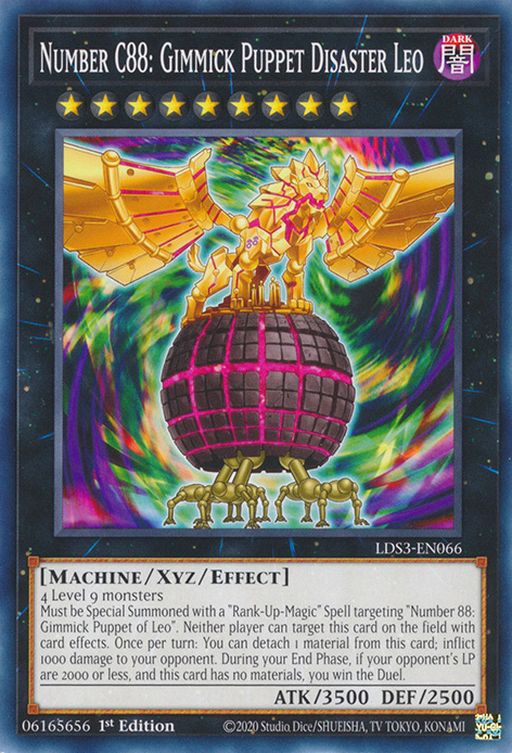 Number C88: Gimmick Puppet Disaster Leo, Legendary Duelists: Season 3 · LDS3-EN066