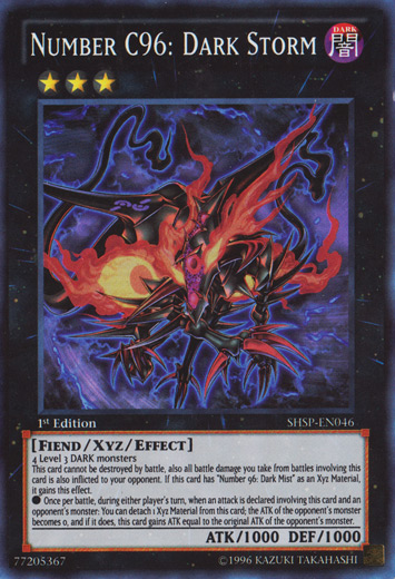 Number C96: Dark Storm, Shadow Specters Sneak Peek Participation Card · SHSP-EN046