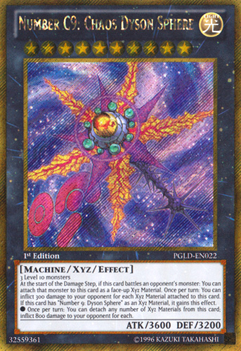 Number C9: Chaos Dyson Sphere, Premium Gold · PGLD-EN022