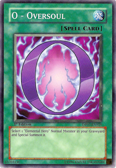 O - Oversoul, Duelist Pack: Jaden Yuki 2 · DP03-EN019