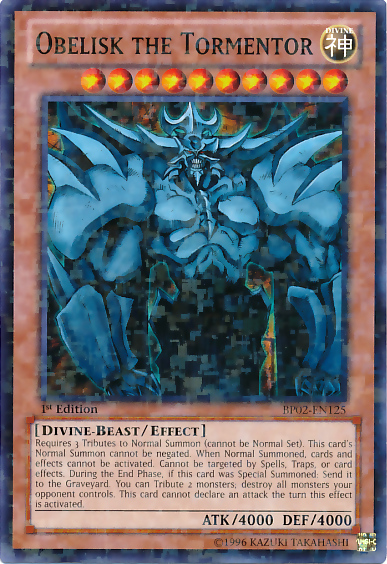 Obelisk the Tormentor, Battle Pack 2: War of the Giants · BP02-EN125