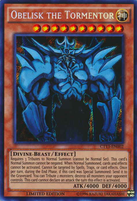 Obelisk the Tormentor, 2016 Mega-Tins · CT13-EN002