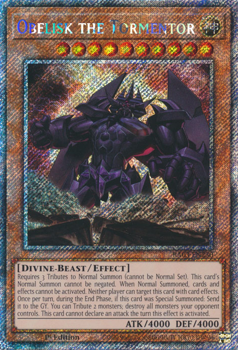 Obelisk the Tormentor, Quarter Century Bonanza · RA03-EN230