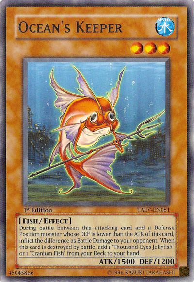 Ocean's Keeper, Tactical Evolution Sneak Peek Participation Card · TAEV-EN081