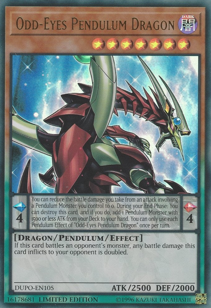 Odd-Eyes Pendulum Dragon, Duel Power · DUPO-EN105