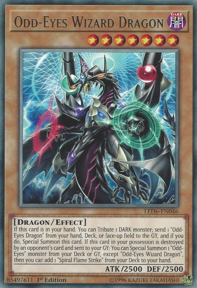 Odd-Eyes Wizard Dragon, Legendary Duelists: Magical Hero · LED6-EN046