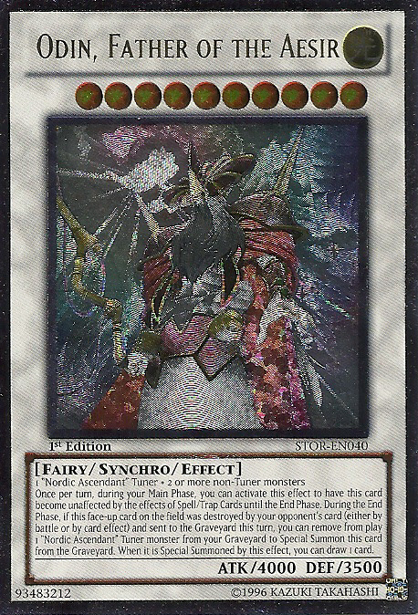 Odin, Father of the Aesir, Storm of Ragnarok Sneak Peek Participation Card · STOR-EN040