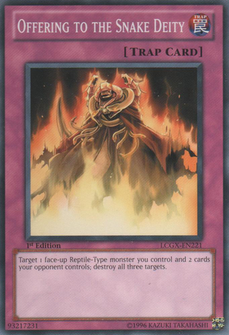 Offering to the Snake Deity, Legendary Collection 2: The Duel Academy Years Mega Pack · LCGX-EN221