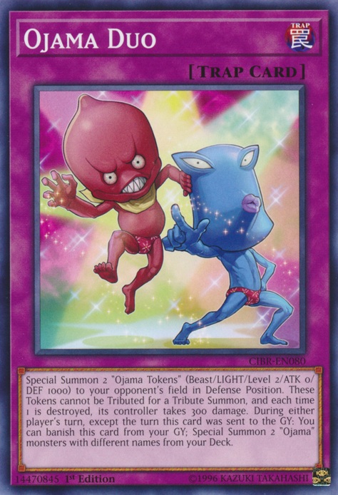 Ojama Duo, Circuit Break Sneak Peek Participation Card · CIBR-EN080