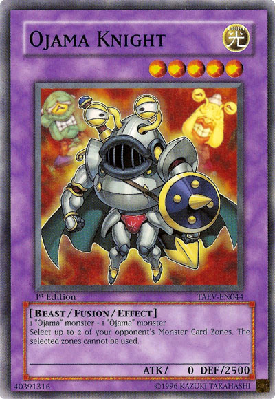 Ojama Knight, Tactical Evolution Sneak Peek Participation Card · TAEV-EN044