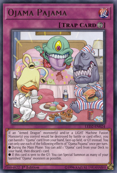Ojama Pajama, Legendary Duelists: Ancient Millennium · LED2-EN024