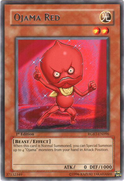 Ojama Red, Duelist Pack Collection Tin 2009 · RGBT-EN096