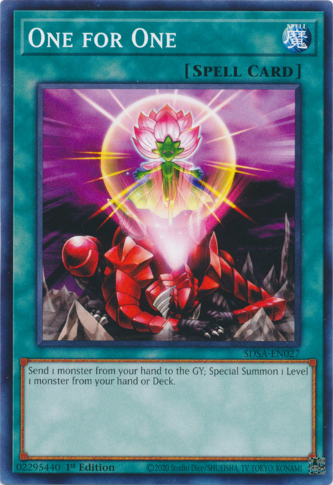 One for One, Structure Deck: Sacred Beasts · SDSA-EN027