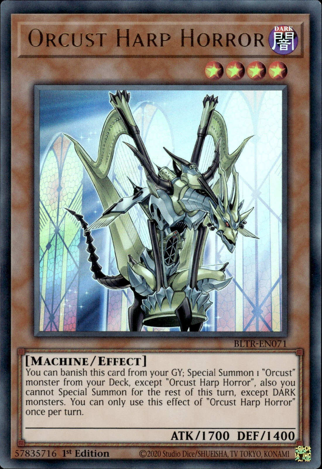 Orcust Harp Horror, Battles of Legend: Terminal Revenge · BLTR-EN071