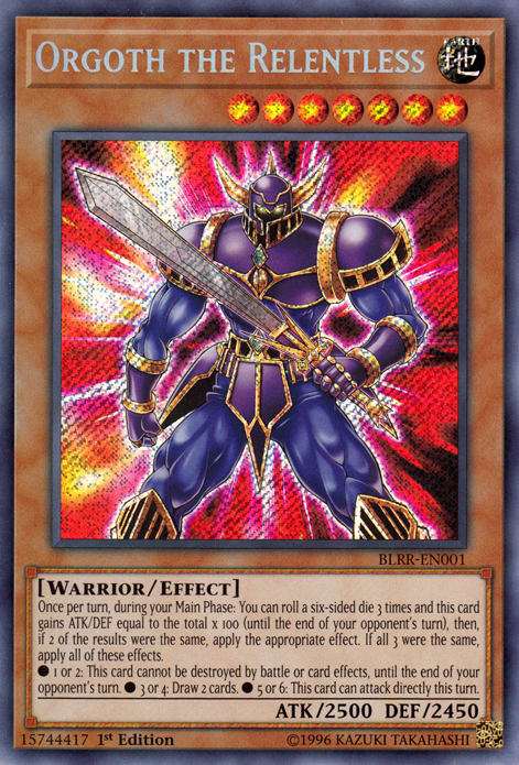 Orgoth the Relentless, Battles of Legend: Relentless Revenge · BLRR-EN001