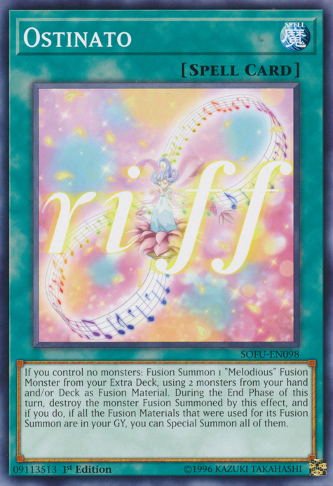 Ostinato, Soul Fusion Sneak Peek Participation Card · SOFU-EN098