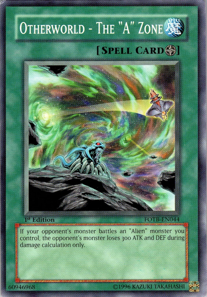 Otherworld - The "A" Zone, Force of the Breaker Sneak Peek Participation Card · FOTB-EN044