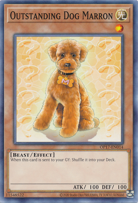 Outstanding Dog Marron, OTS Tournament Pack 17 · OP17-EN014