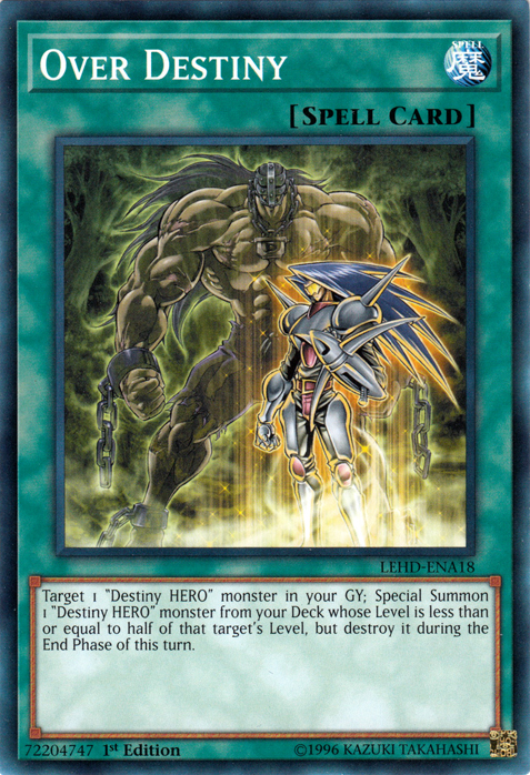 Over Destiny, Legendary Hero Decks · LEHD-ENA18