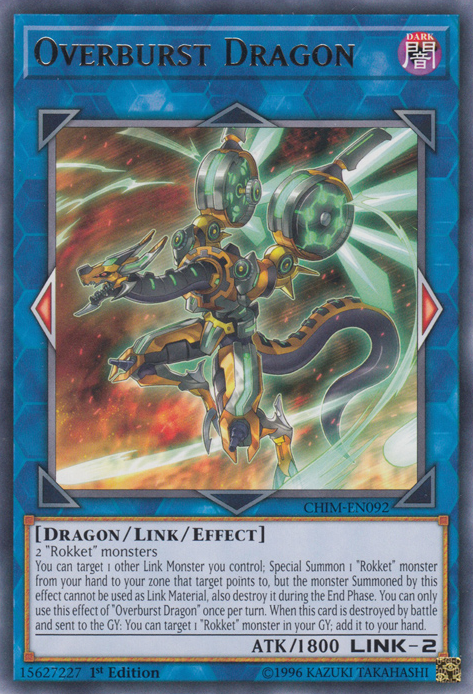 Overburst Dragon, Chaos Impact Sneak Peek Participation Card · CHIM-EN092
