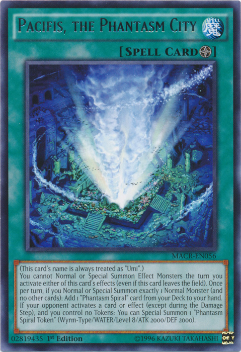 Pacifis, the Phantasm City, Maximum Crisis Sneak Peek Participation Card · MACR-EN056