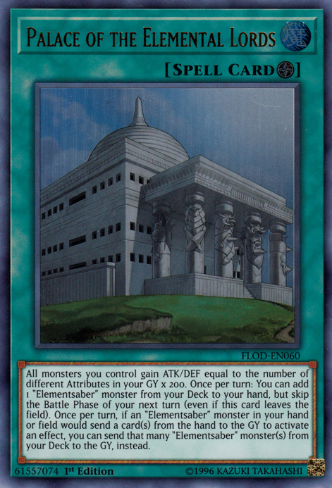 Palace of the Elemental Lords, Flames of Destruction Sneak Peek Participation Card · FLOD-EN060