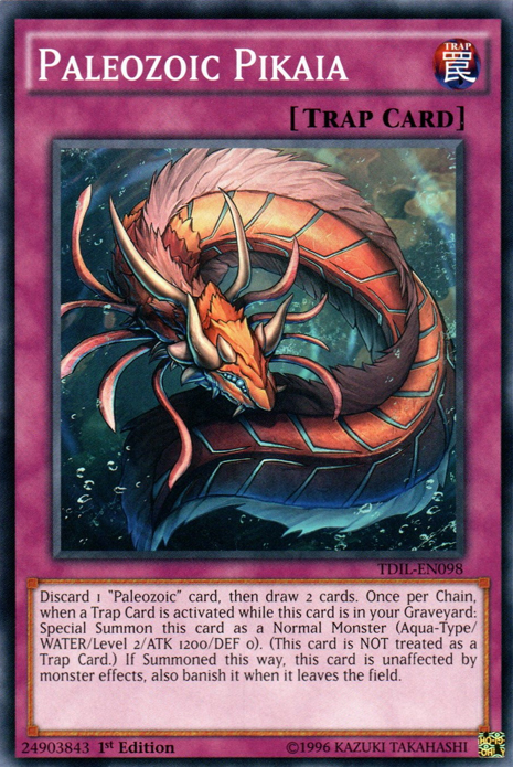 Paleozoic Pikaia, The Dark Illusion Sneak Peek Participation Card · TDIL-EN098
