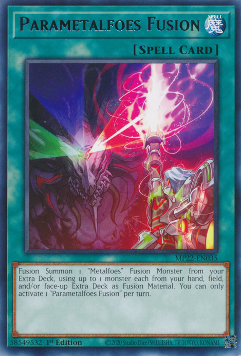 Parametalfoes Fusion, 2022 Tin of the Pharaoh's Gods · MP22-EN035