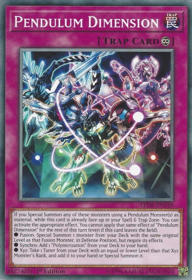 Pendulum Dimension, Legendary Duelists: Magical Hero · LED6-EN049