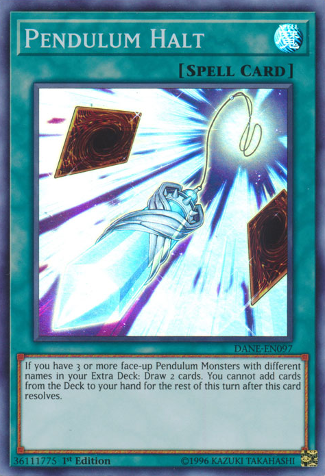 Pendulum Halt, Dark Neostorm Sneak Peek Participation Card · DANE-EN097