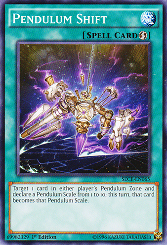 Pendulum Shift, Secrets of Eternity Sneak Peek Participation Card · SECE-EN065