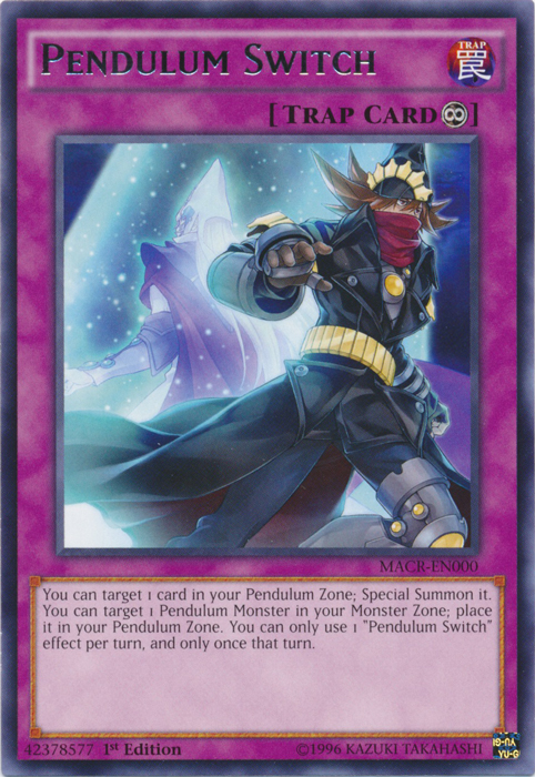 Pendulum Switch, Maximum Crisis Sneak Peek Participation Card · MACR-EN000