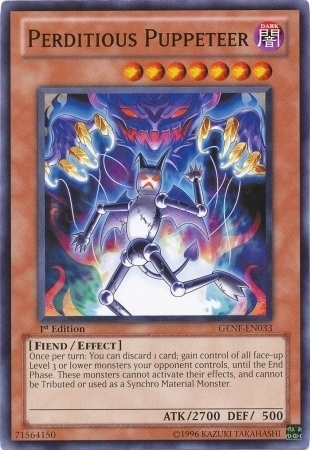 Perditious Puppeteer, Generation Force Sneak Peek Participation Card · GENF-EN033