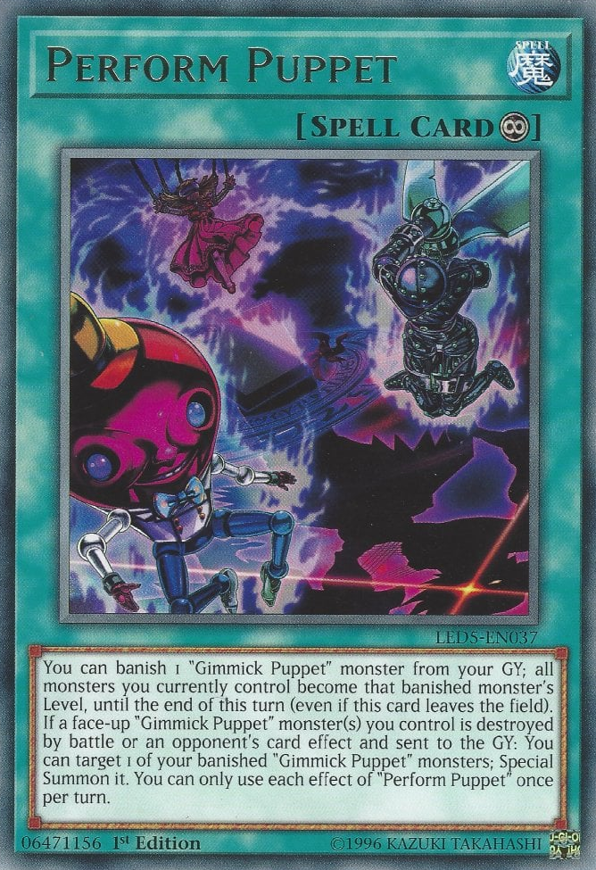 Perform Puppet, Legendary Duelists: Immortal Destiny · LED5-EN037