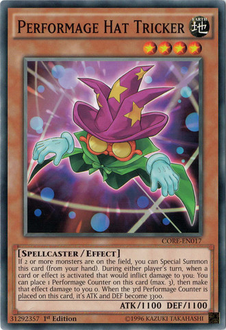 Performage Hat Tricker, Clash of Rebellions Sneak Peek Participation Card · CORE-EN017