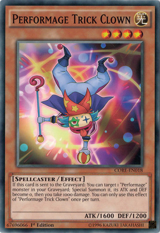 Performage Trick Clown, Clash of Rebellions Sneak Peek Participation Card · CORE-EN018