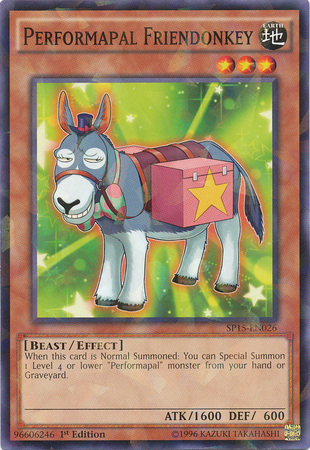 Performapal Friendonkey, Star Pack ARC-V · SP15-EN026