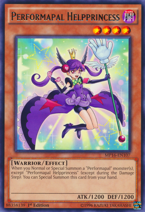 Performapal Helpprincess, 2016 Mega-Tin Mega Pack · MP16-EN107