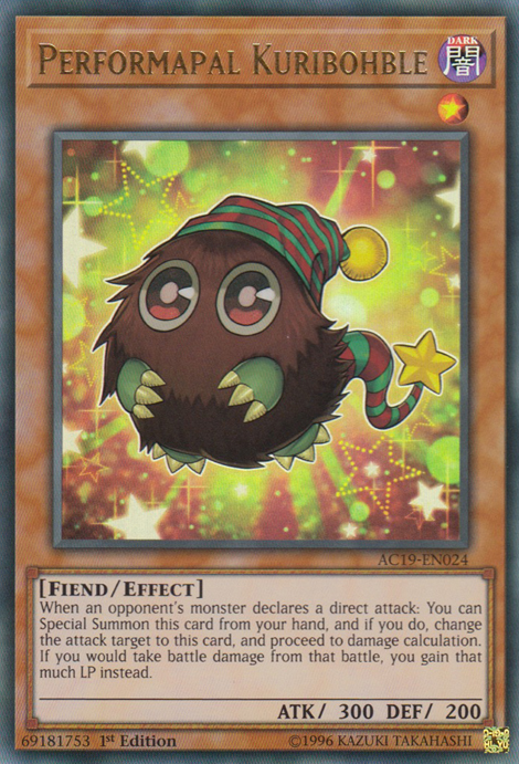 Performapal Kuribohble, Yu-Gi-Oh! Advent Calendar · AC19-EN024