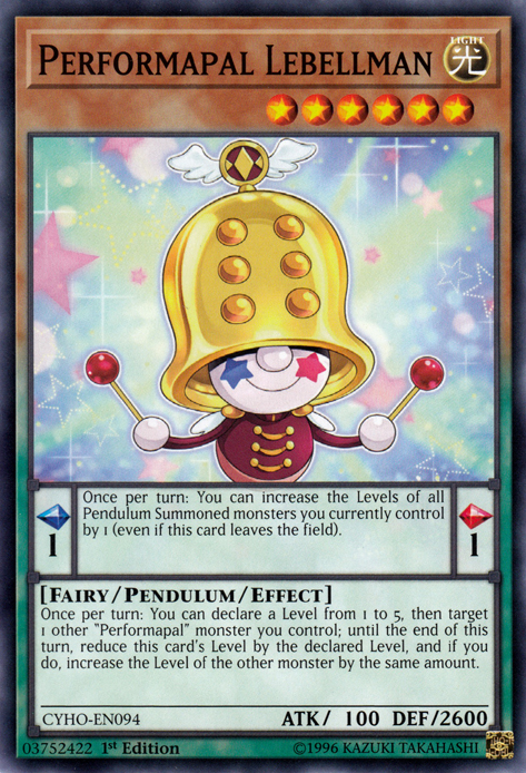 Performapal Lebellman, Cybernetic Horizon Sneak Peek Participation Card · CYHO-EN094
