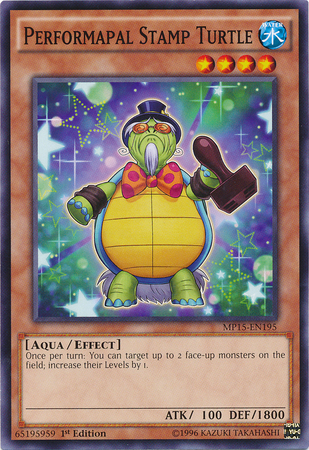 Performapal Stamp Turtle, 2015 Mega-Tin Mega Pack · MP15-EN195