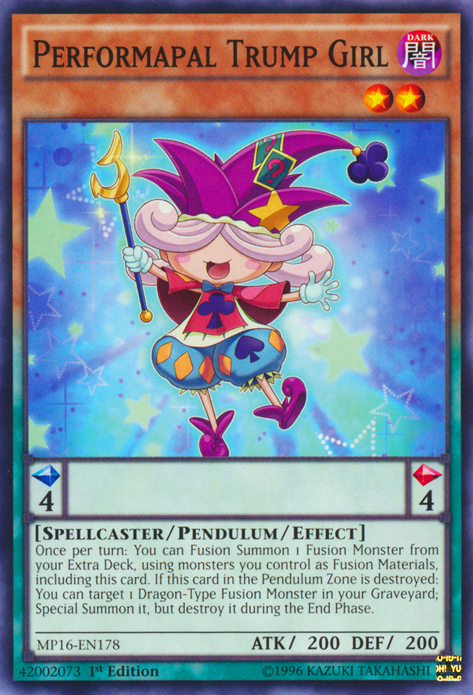 Performapal Trump Girl, 2016 Mega-Tin Mega Pack · MP16-EN178