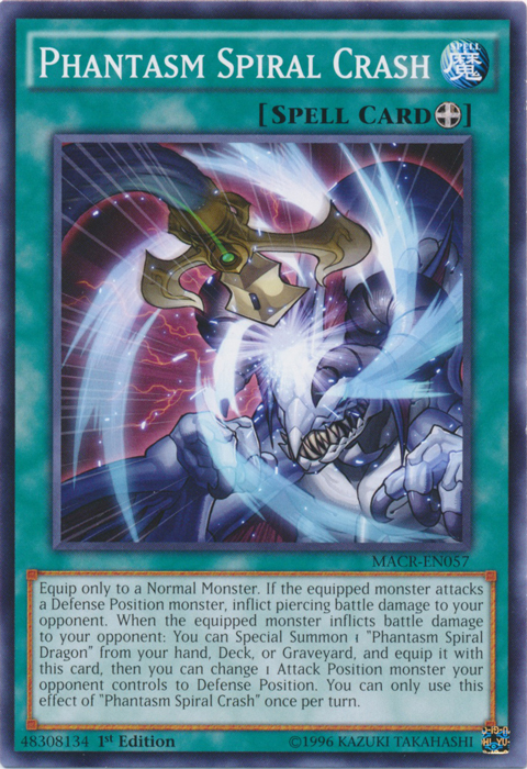 Phantasm Spiral Crash, Maximum Crisis Sneak Peek Participation Card · MACR-EN057