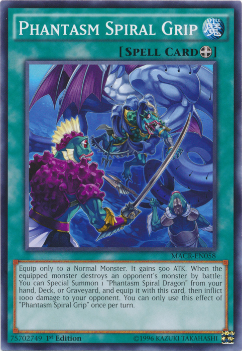 Phantasm Spiral Grip, Maximum Crisis Sneak Peek Participation Card · MACR-EN058