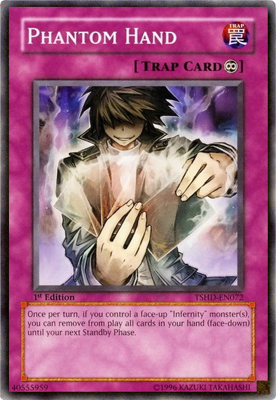 Phantom Hand, The Shining Darkness Sneak Peek Participation Card · TSHD-EN072