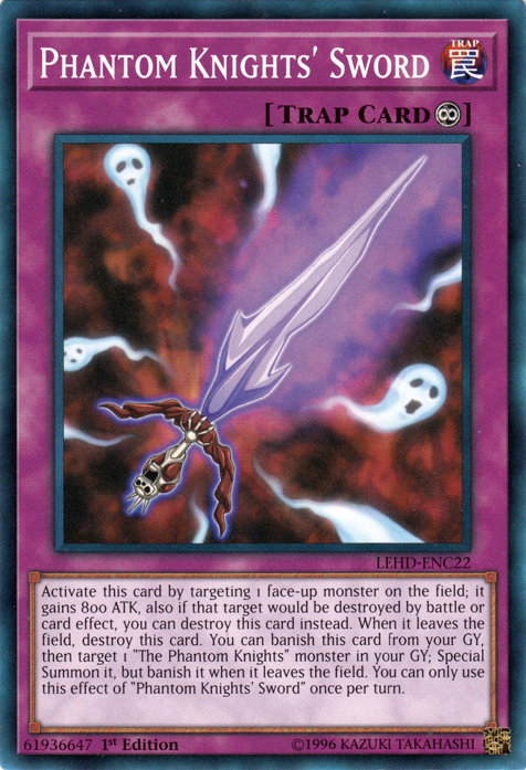 Phantom Knights' Sword, Legendary Hero Decks · LEHD-ENC22