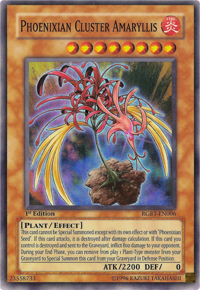 Phoenixian Cluster Amaryllis, Duelist Pack Collection Tin 2009 · RGBT-EN006