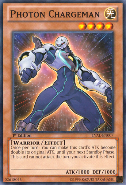 Photon Chargeman, Legacy of the Valiant Sneak Peek Participation Card · LVAL-EN007